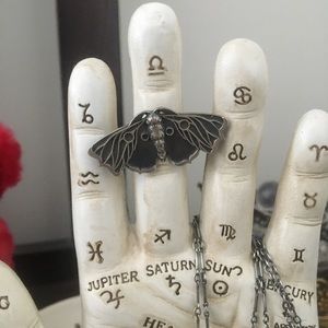Bloodmilk Retired Planchette Moth Ring